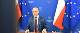 Minister klimatu i środowiska Michał Kurtyka podczas pierwszego dnia konferencji "EkoSfera"