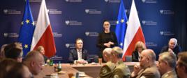 Wiceminister klimatu i środowiska Małgorzata Golińska w trakcie spotkanie z Dyrektorami Parków Narodowych