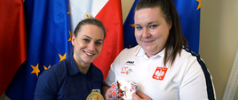 Medaliści mistrzostw Europy w podnoszeniu ciężarów z wizytą w Ministerstwie Sportu i Turystyki