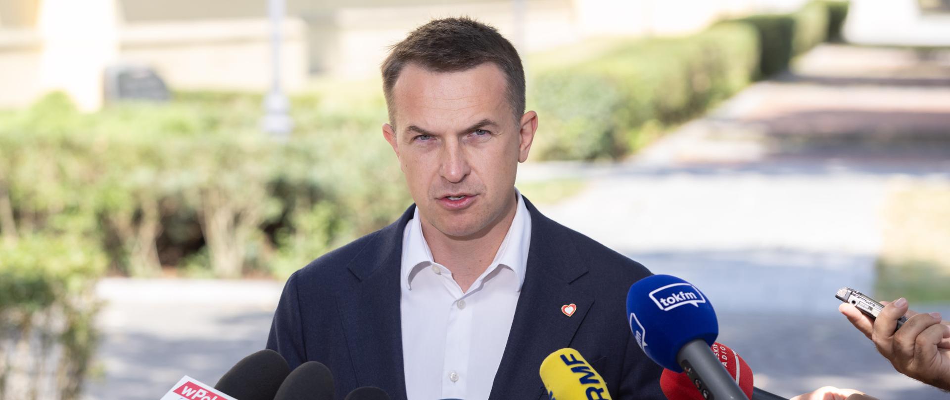 Rzecznik rządu Adam Szłapka