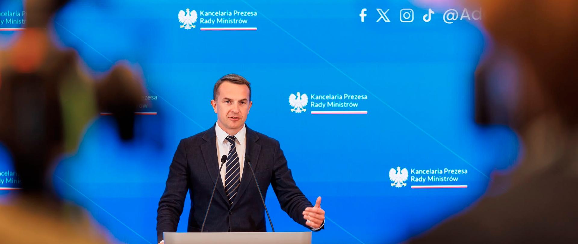 Rzecznik Rządu Adam Szłapka