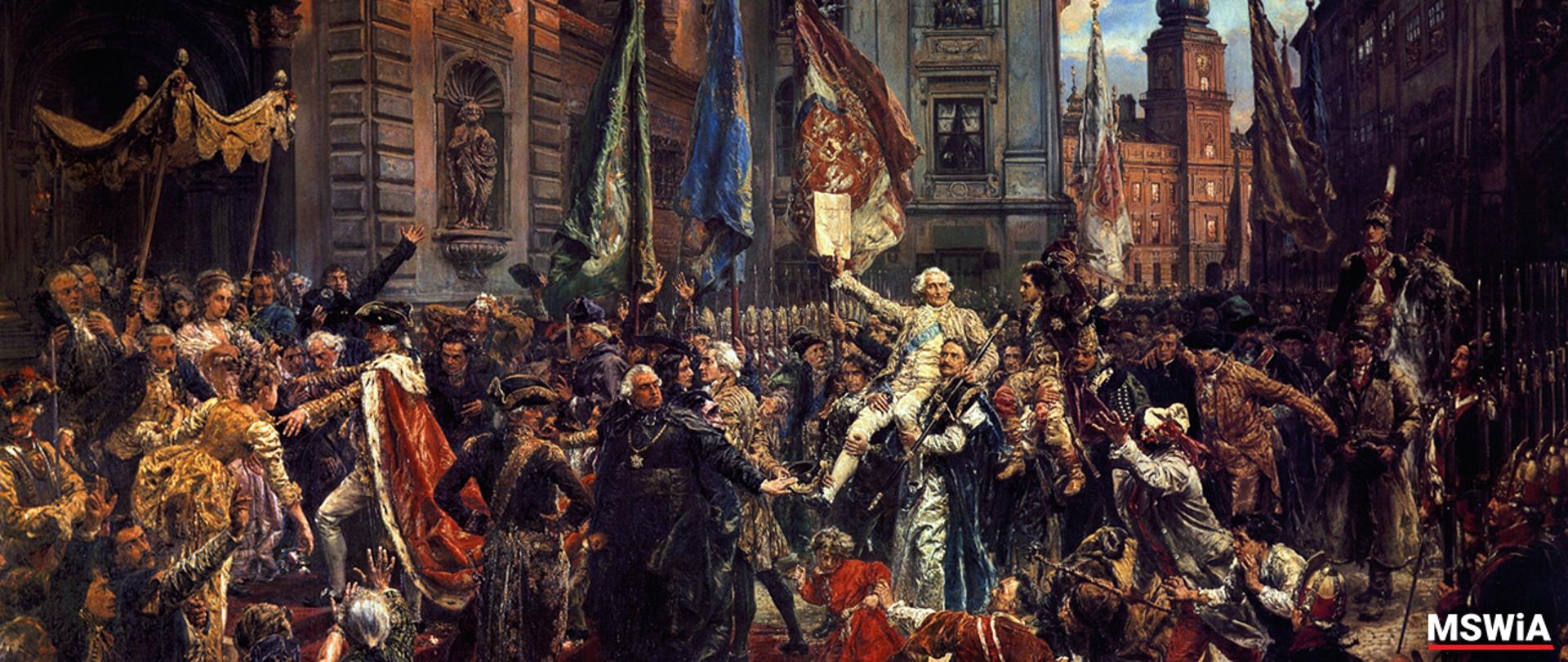 Obraz Jana Matejki „Konstytucja 3 Maja 1791 roku”