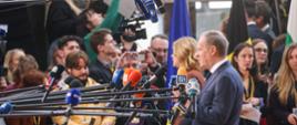 Premier Donald Tusk w Brukseli