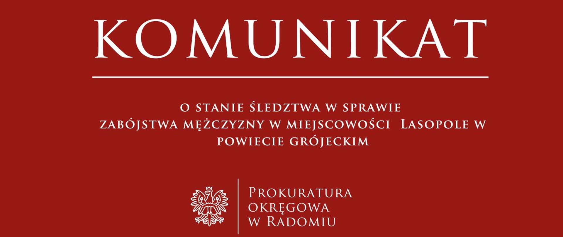 Zabójstwo w Lasopolu