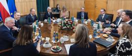 Spotkanie polskiej delegacji z delegacją NATO