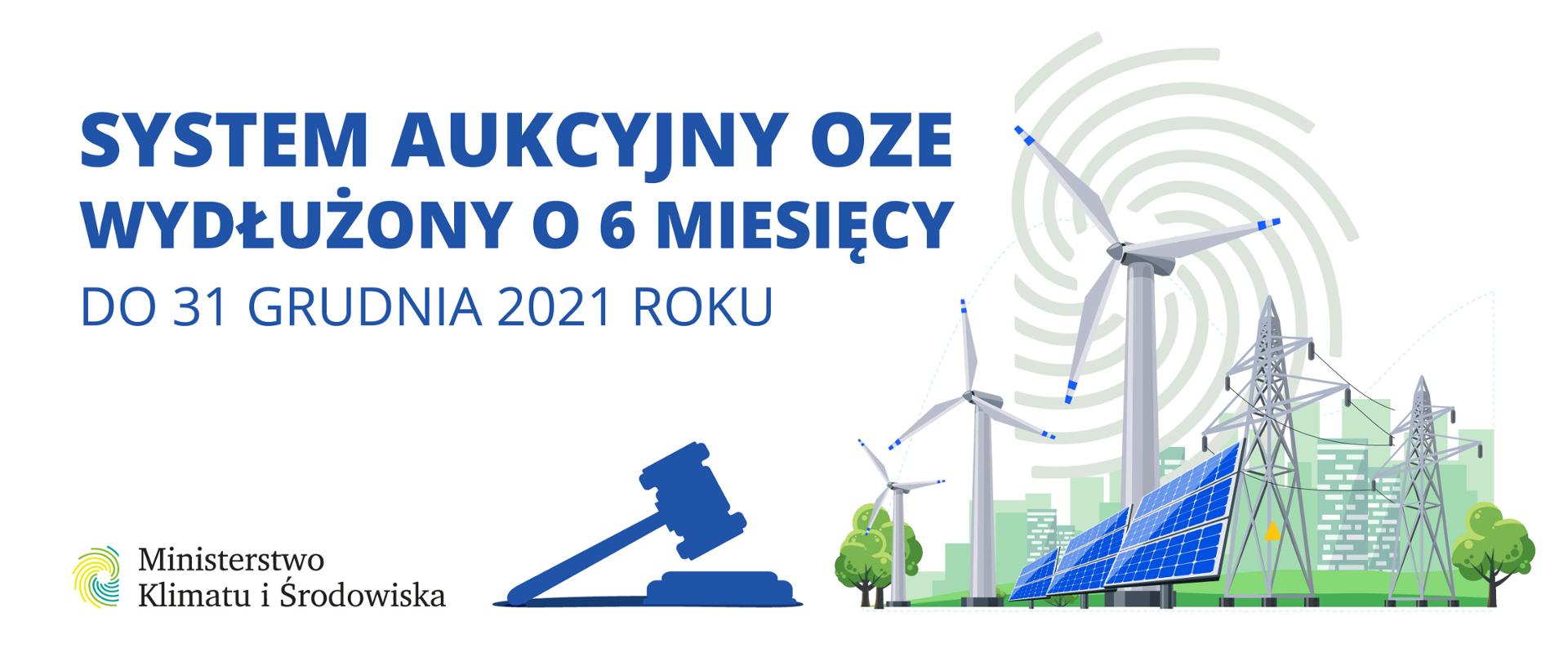 Przedłużenie aukcji dla OZE do końca 2021 r.