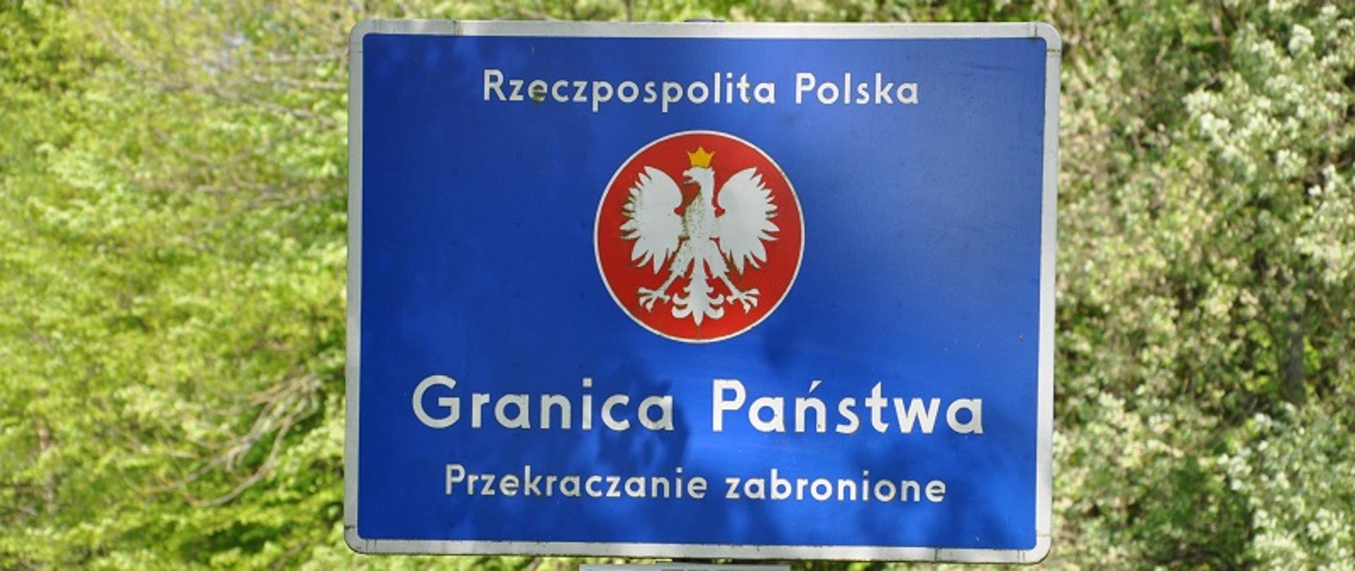 tablica "Granica Państwa"