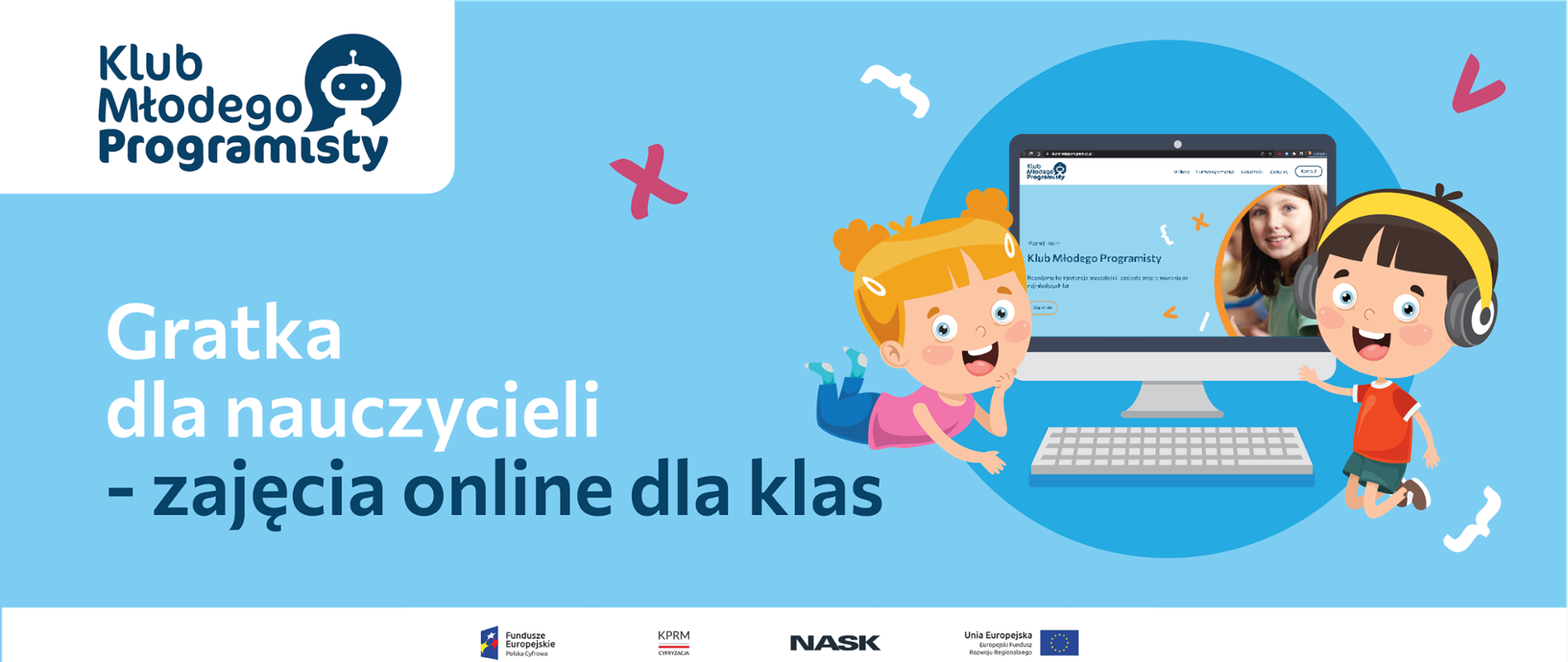 Gratka dla nauczycieli – zajęcia online dla klas w Klubie Młodego Programisty 