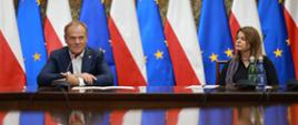 2024.05.22 Warszawa | Spotkanie online Prezesa Rady Ministrow z prezesem Google. Fot. Maciej Smiarowski/KPRM