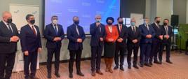 Wiceminister klimatu i środowiska Ireneusz Zyska na uroczystości powołania Śląsko-Małopolskiej Doliny Wodorowej