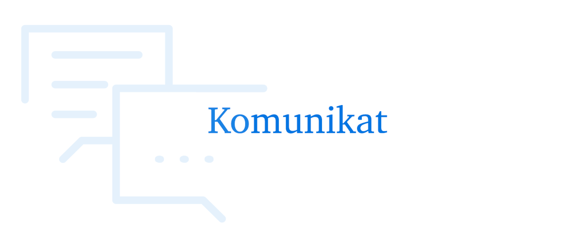 Komunikat Ministerstwa Środowiska