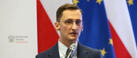 Na zdj. dr n. med. Paweł Koczkodaj podczas nowego otwarcia kampanii Planuję Długie Życie. 