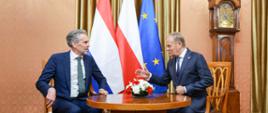 Premier Donald Tusk i Premier Dick Schoof