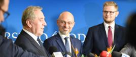 Minister Michał Kurtyka, Minister Michał Woś i Minister Henryk Kowalczyk