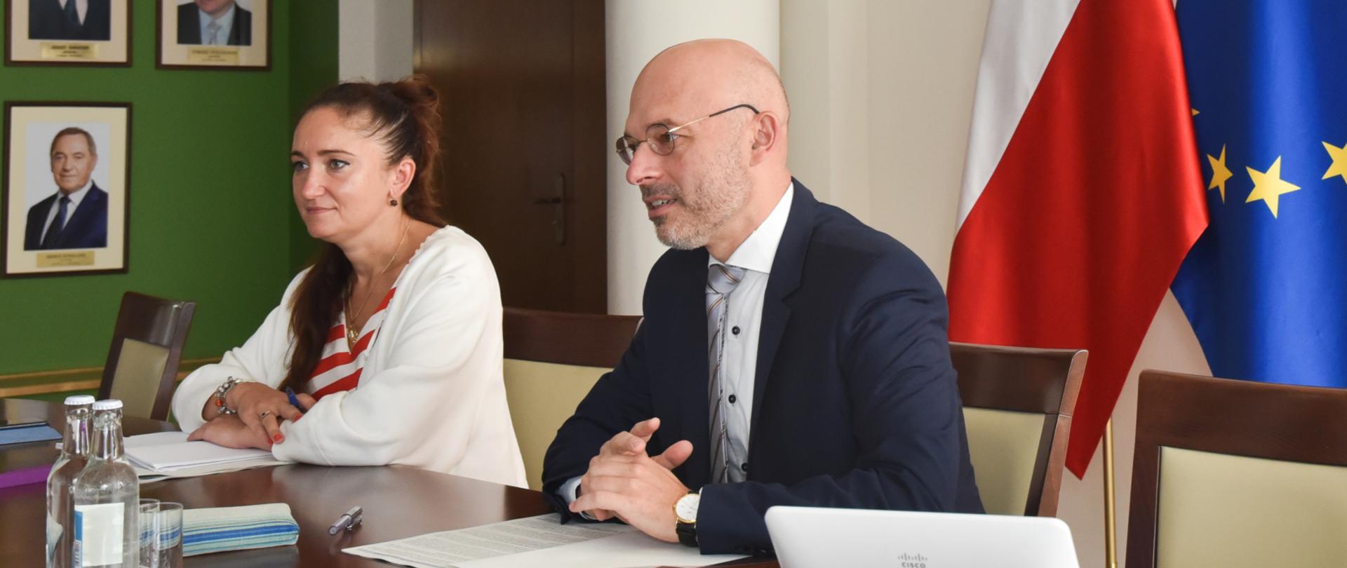 Wideokonferencja ministra Michała Kurtyki z unijną komisarz ds. energii Kadri Simson