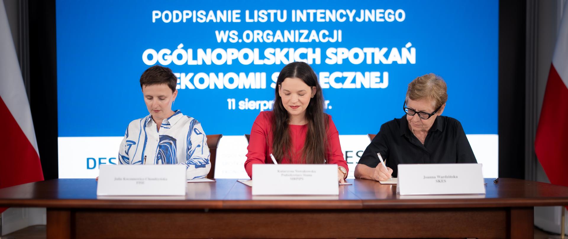 Ogólnopolskie Spotkania Ekonomii Społecznej. Podpisaliśmy list intencyjny