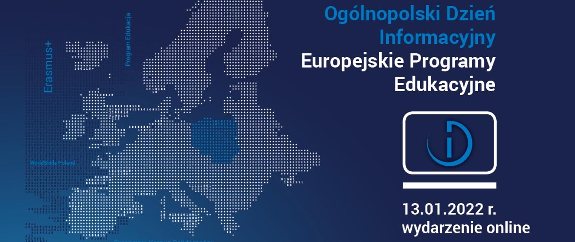 Plansza przedstawiająca zapowiedz konkursu ogólnopolskiego dnia informacyjnego