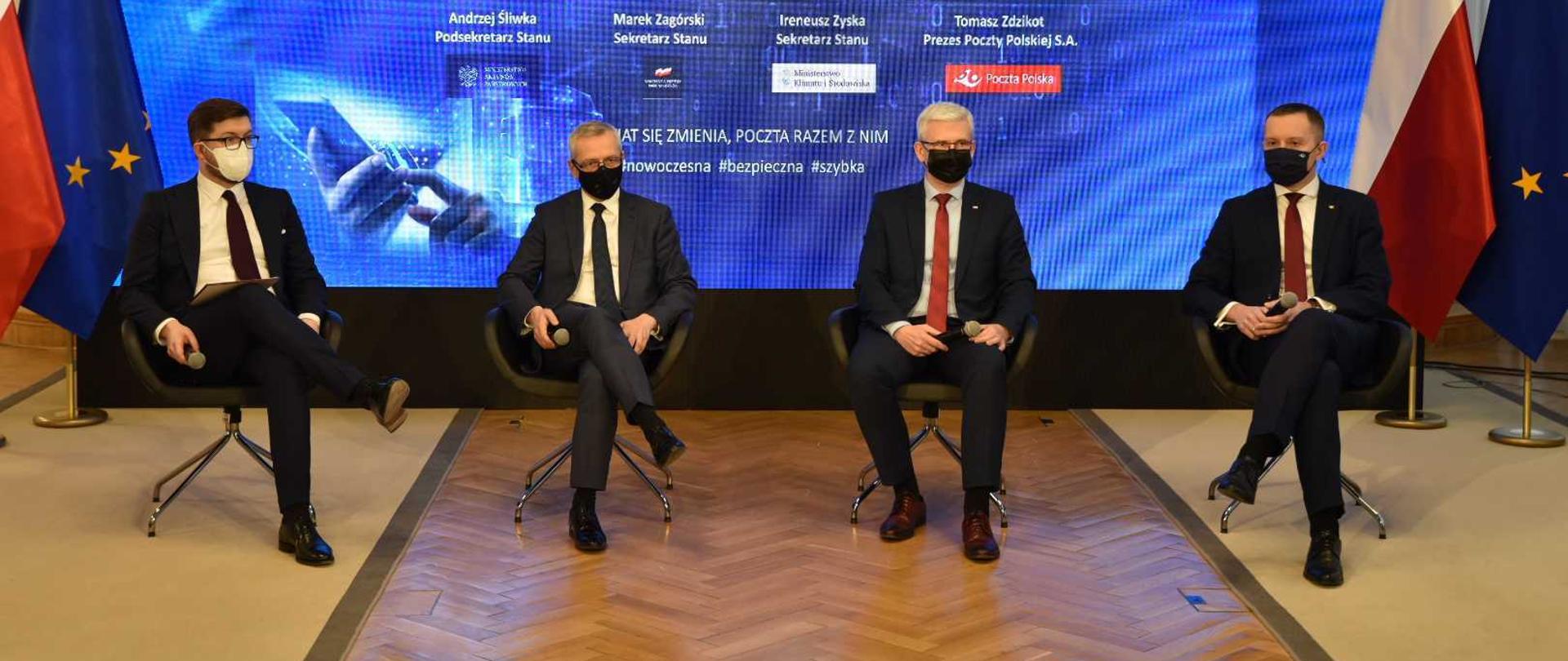 Wiceminister klimatu i środowiska Ireneusz Zyska o zielonym rozwoju Poczty Polskiej
