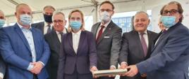 Minister Moskwa na uroczystości wmurowania kamienia węgielnego pod budowę dwóch bloków gazowych PGE przy Elektrowni Dolna Odra