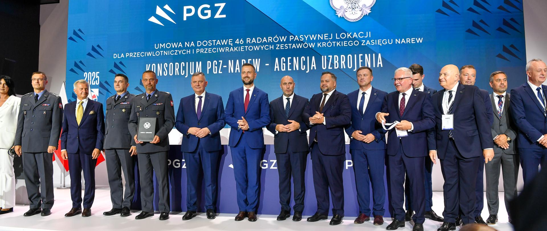 2 września 2025 roku w Kielcach podpisano umowę na dostawę dla Wojska Polskiego 46 Radarów Pasywnej Lokacji PET/PCL dla programu NAREW. Fot. plut. Wojciech Król/MON 