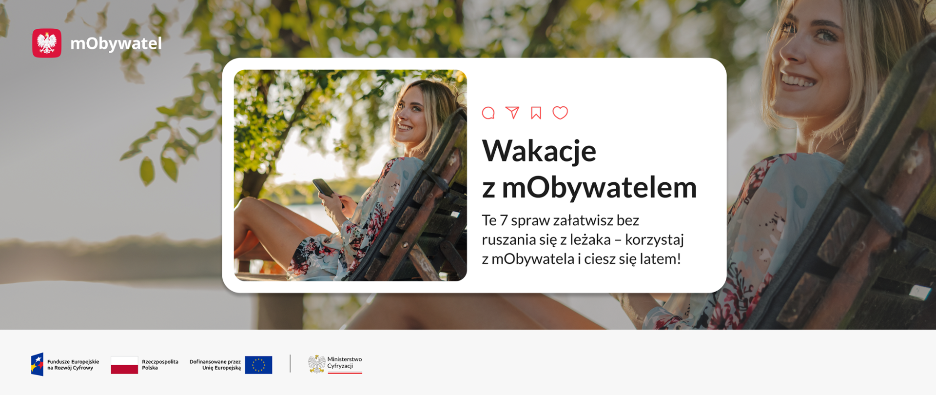 Lato z mObywatelem? Oto 7 spraw urzędowych, które załatwisz bez wstawania z leżaka! 