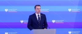 Konferencja prasowa Rzecznika Rządu Adama Szłapki po Radzie Ministrów
