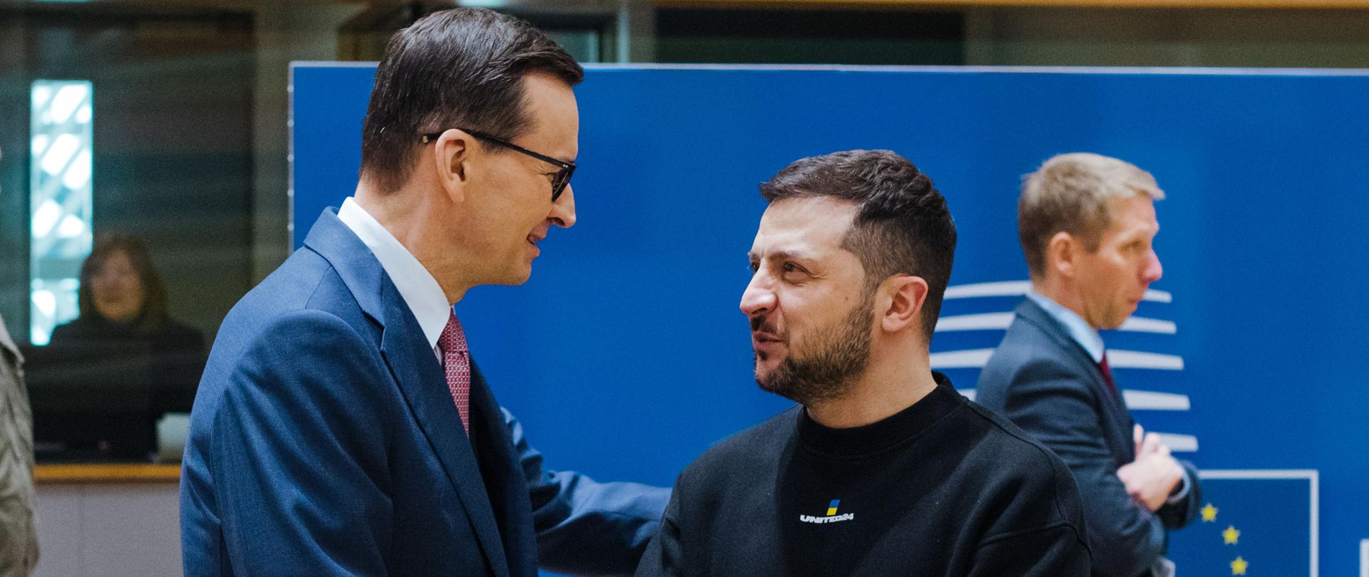 Premier i prezydent Ukrainy.