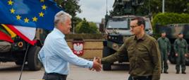 Premier podczas spotkania z prezydentem Litwy.