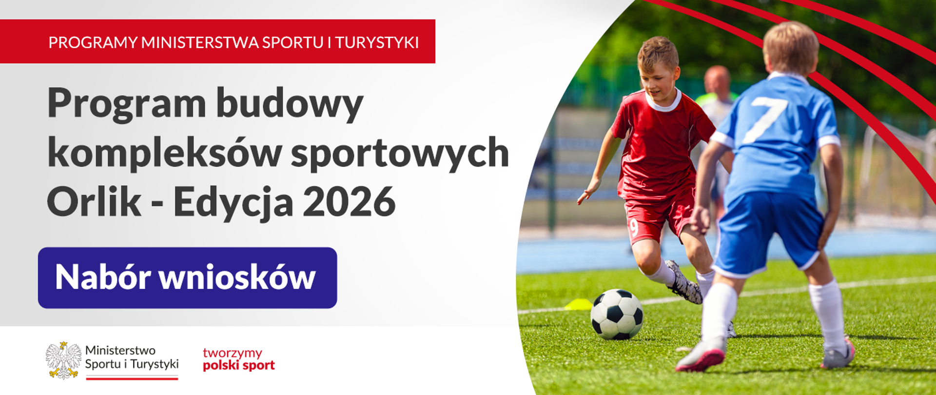 Program budowy kompleksów sportowych Orlik - Edycja 2026.