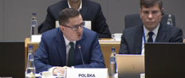 Wiceminister Miłosz Motyka na posiedzeniu Rady ds. Energii 