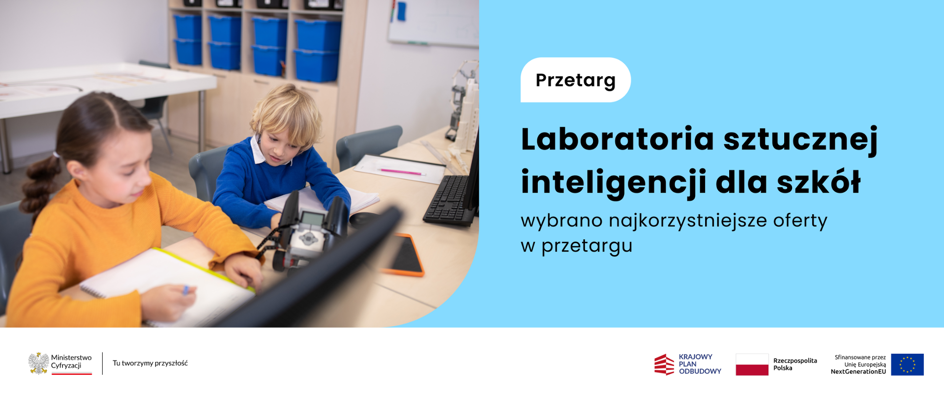 Przetarg - Laboratoria sztucznej inteligencji dla szkół - wybrano najkorzystniejsze oferty w przetargu 