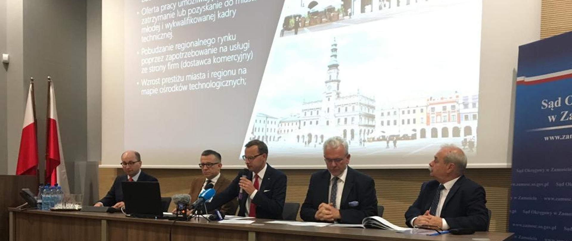 Wiceminister Marcin Romanowski zainicjował sądowe centrum informatyczne w Zamościu
