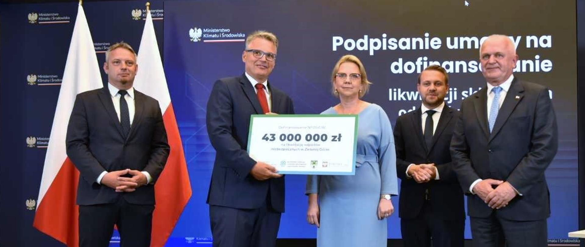 podpisanie umowy na dofinansowanie likwidacji składowiska odpadów w Przylepie w Zielonej Górze