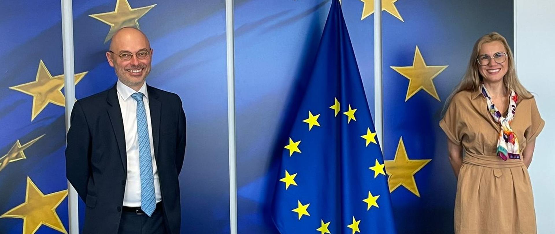 Minister klimatu i środowiska podczas spotkania z Komisarz ds. Energii Kadri Simson 