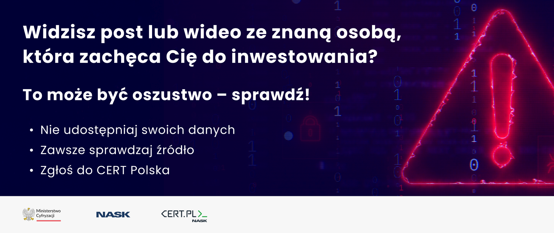 Reklama ze znaną osobą? Uważaj, to może być oszustwo