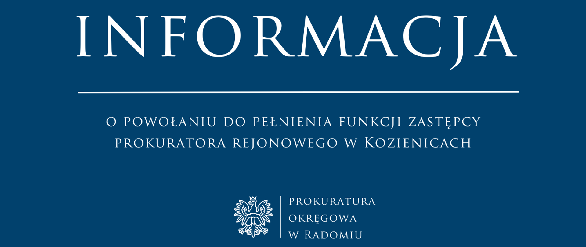 Powołanie zastępca