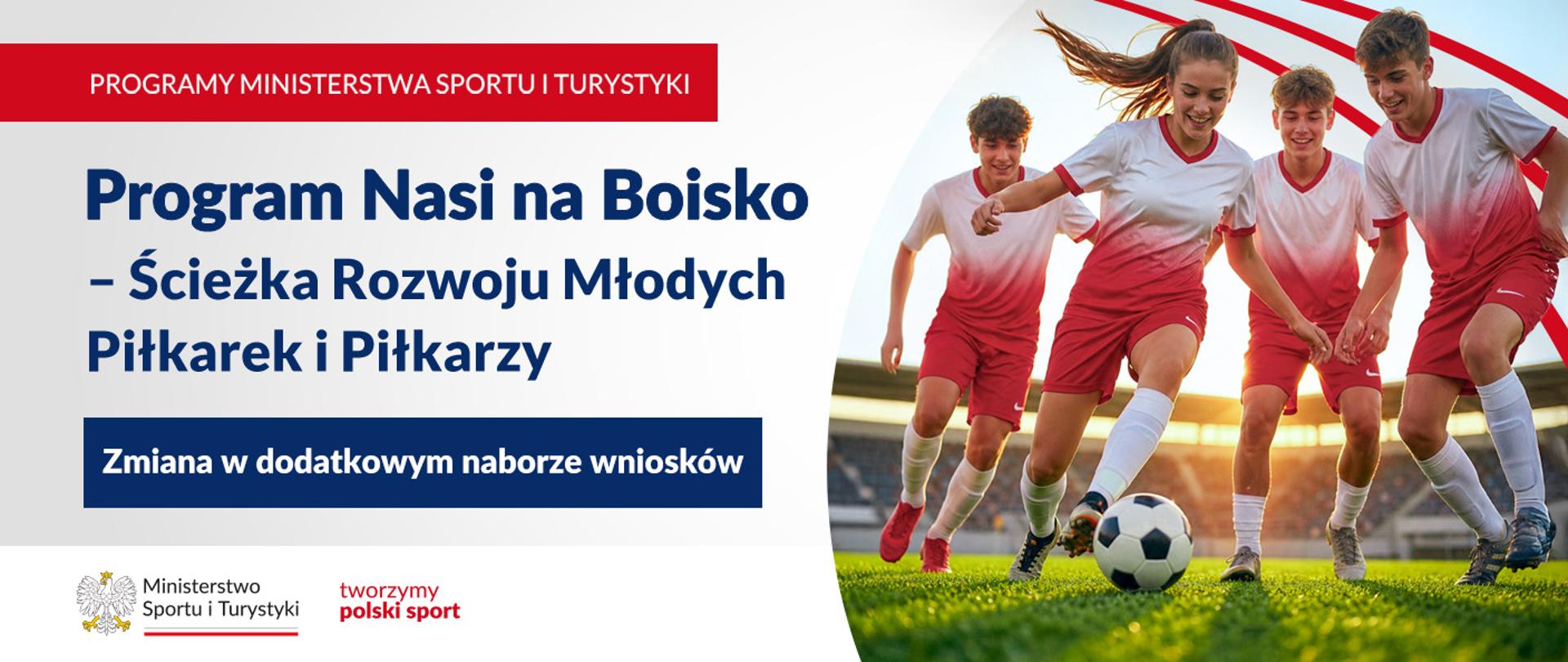 Grafika programu Nasi na boisko - zmiana w naborze