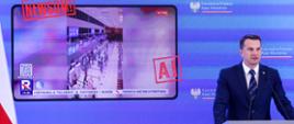 Konferencja prasowa Rzecznika Rządu Adama Szłapki po Radzie Ministrów