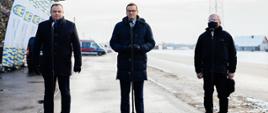 Konferencja prasowa z udziałem premiera.