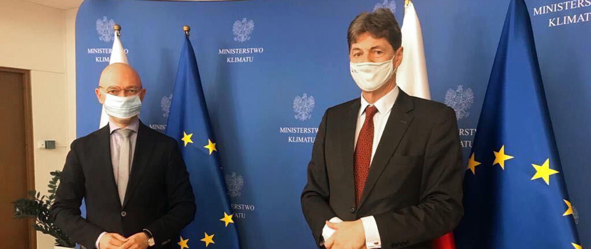 Minister klimatu i środowiska na spotkaniu z Ambasadorem Niemiec