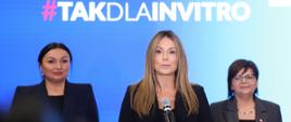 zdjęcie z konferencji na temat dofinasowania leczenia niepłodności metodą zapłodnienia pozaustrojowego