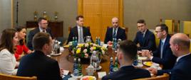 Spotkanie Premiera Mateusza Morawieckiego i Pani Prezydent Węgier Katalin Novák.