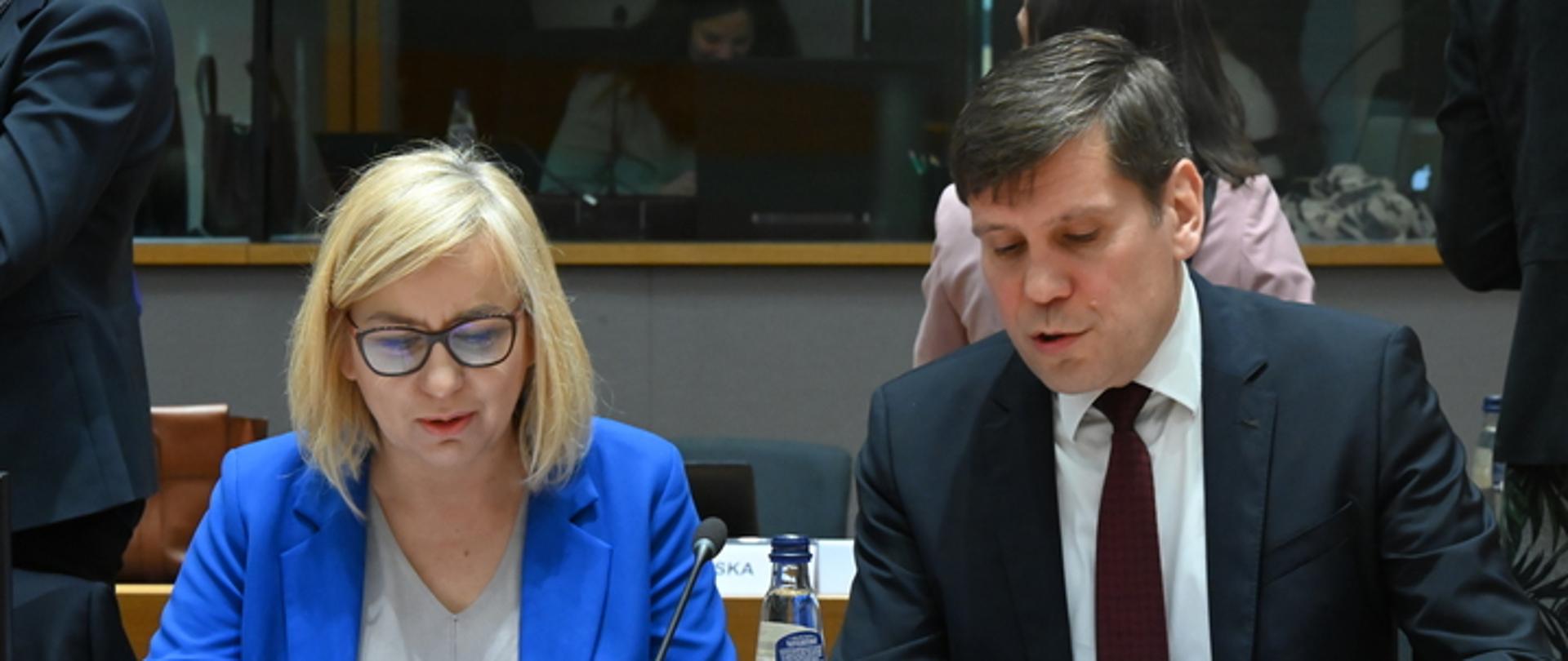 Minister Paulina Hennig-Kloska na Radzie UE ds. Energii