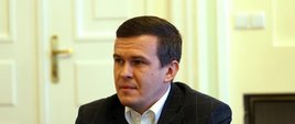 Witold Bańka na spotkaniu z Natalią Maliszewską