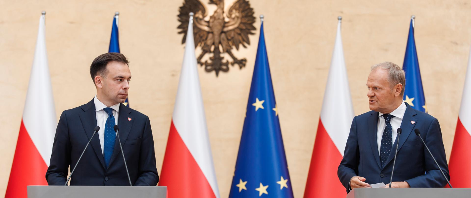 Konferencja prasowa Premiera Donalda Tuska i Ministra Andrzeja Domańskiego