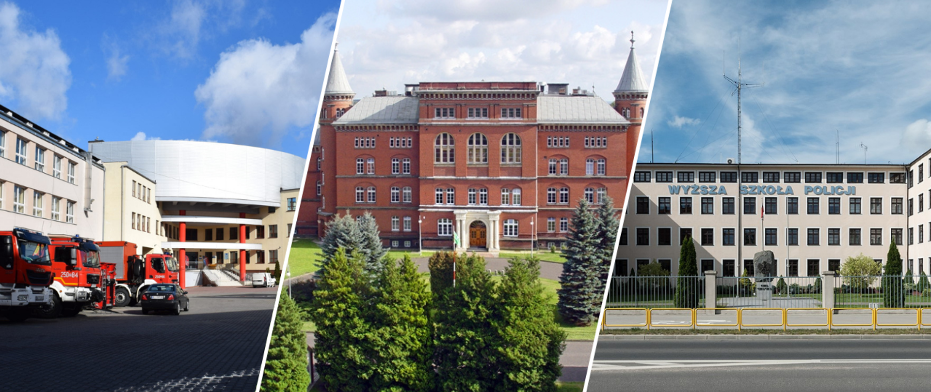 Uczelnie MSWiA - Warszawa, Koszalin i Szczytno.