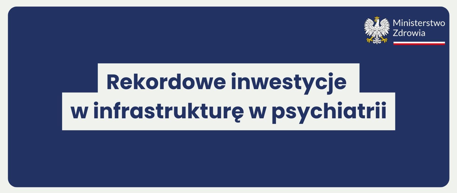 Inwestycje w psychiatrię