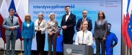 zdjęcie z konferencji prasowej nt. lepszego wykorzystania kompetencji medyków w ochronie zdrowia