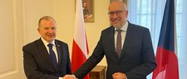 Spotkanie Ambasadora RP z Ministrem Szkolnictwa, Młodzieży i Wychowania Fizycznego RCz Mikulášem Bekiem