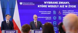 Konferencja prasowa z udziałem Min. A. Szłapki i Min. M. Berka